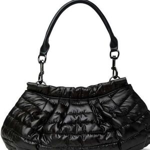 NWT THINK ROYLN Black Quilted Convertible Shoulder Bag